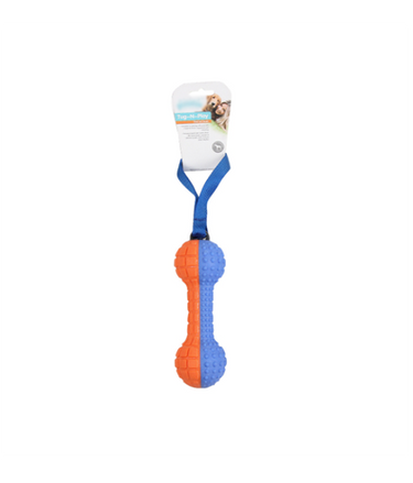 Paw Pals Squeaky Foam Dummbell with Handle